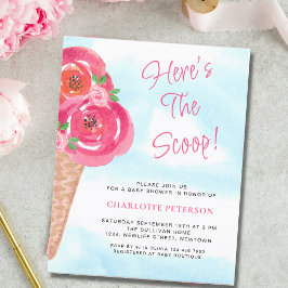 Budget Ice Cream Thema Girls Baby Dusche laden