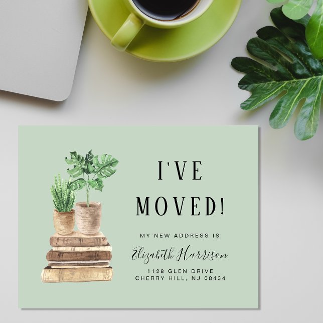 Budget Ich habe Boho Sage Moving Ankündigung versc (Von Creator hochgeladen)