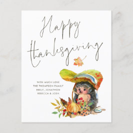Budget Igel Script Happy Thanksgiving