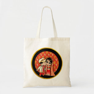 BUDGET Indian Bridge Groom Wedle Couple Niedlich Tragetasche