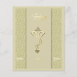 Budget Indian Hinteru Hochzeit Ganesha Einladung