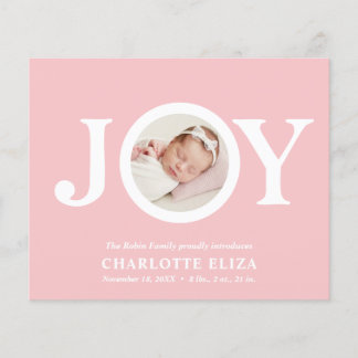 BUDGET Josa Pink CHIC Foto Baby First Christmas