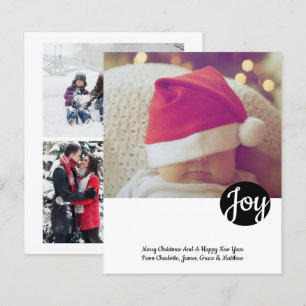 BUDGET Joy Foto Personalisierte Weihnachtskarte