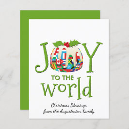 Budget JOY TO THE WORLD Christmas Card