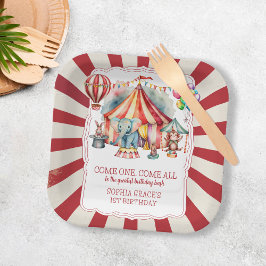 Budget Karneval Circus Show & Animations Geburtsta Pappteller