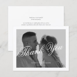 BUDGET Klassische elegante Schriftzug-Foto-Hochzei