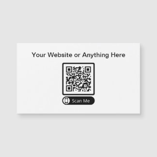 Budget Kleine Menge QR Code Business Card Magnet