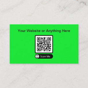 Budget Kleine QR-Code-Visitenkarten Telefonnummerkarte