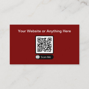 Budget Kleine QR-Code-Visitenkarten Telefonnummerkarte