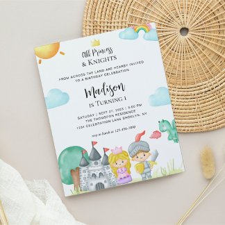 BUDGET Kleine Ritterprinzessin Burg Kindergeburtst