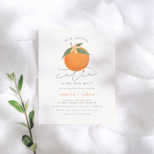 Budget Kleine Süsse Orange Blossom Babydusche