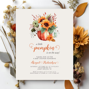 Budget Kleiner Kürbis Sonnenblume Herbst Babyparty