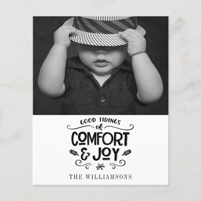 Budget Komfort und Freude Moderne Rustikale Ferien Flyer (Vorne)