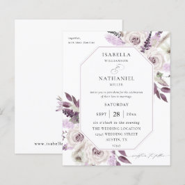 Budget Lavender Lila Floral Wedding 2