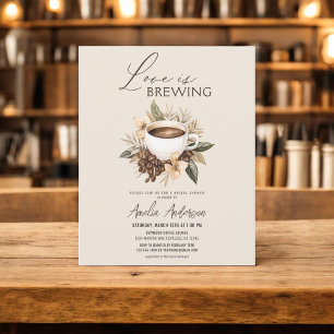 Budget Liebe Brauen Brauen Dusche Einladung Flyer