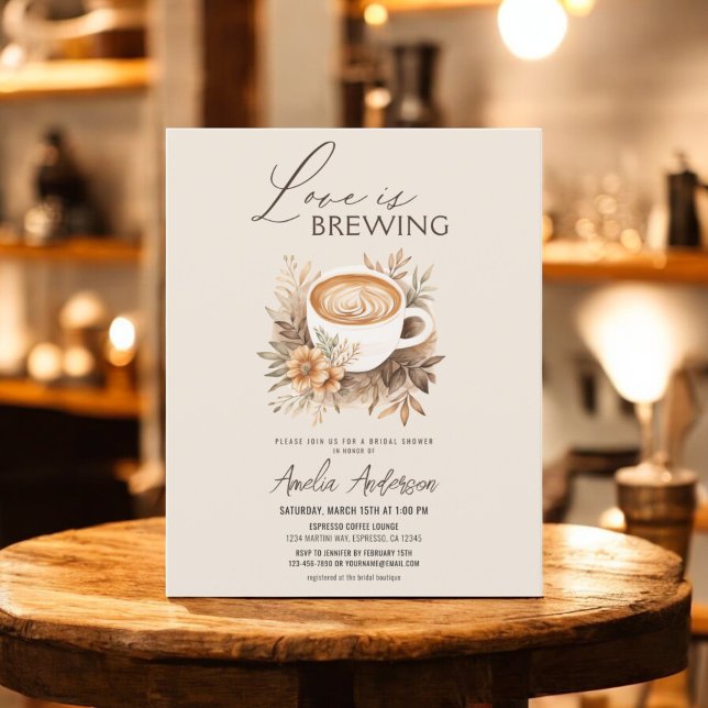 Budget Liebe Brauen Brauen Dusche Einladung Flyer (Von Creator hochgeladen)