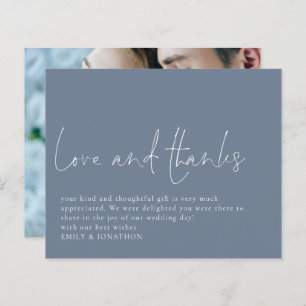 Budget Liebe Danke Foto Wedding Danke Blue