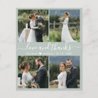 Budget Liebe und danke Collage Wedding Vielen Dank