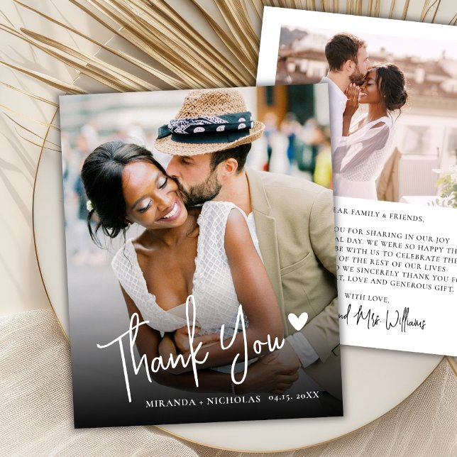 Budget Liebesherz Schrift 2 Foto Hochzeit Danke (Von Creator hochgeladen)