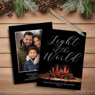 Budget Light der Welt Bibelvers Weihnachten