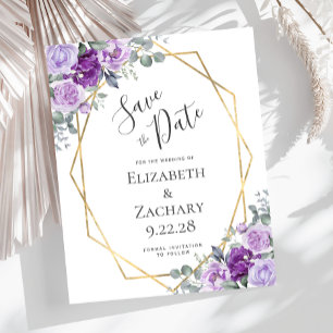 Budget Lila Blumen Goldene Hochzeit Termin merken