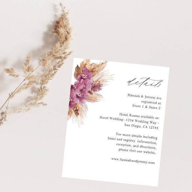 Budget Lila Blumenbücher Details Flyer (Von Creator hochgeladen)