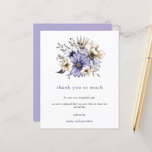 Budget Lilac Watercolor Florals Wedding Vielen Dan
