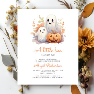 Budget Little Boo Geister Kürbis Herbst Babyparty