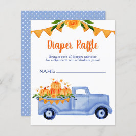 Budget Little Pumpkin Boy Diaper Raffle