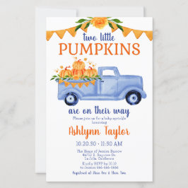 Budget Little Pumpkin Twin Boy Baby Sprinkle