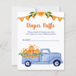 Budget Little Pumpkin Twin Boy Diaper Raffle