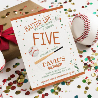 Budget Little Rookie Baseball Brown Geburtstag