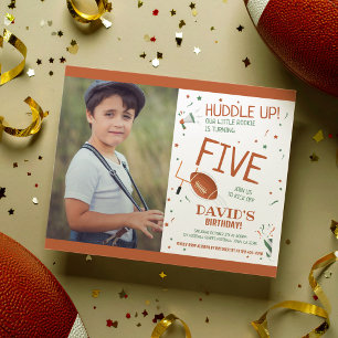 Budget Little Rookie Football Foto Geburtstag