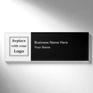 Budget-Logo-Mitarbeiter-Name-ID-Anhänger-Vorlage Namenschild