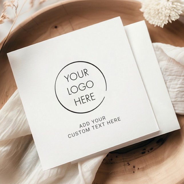 Budget-Logo-Serviette, Geschäft Marketing Branded Serviette (Von Creator hochgeladen)