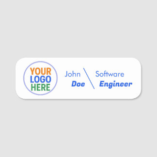 Budget-Logoschilder Mitarbeiter Name Tag Namensschild
