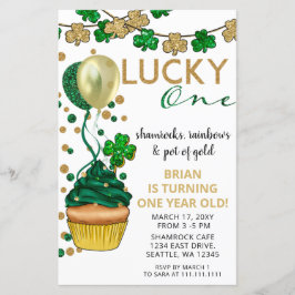 Budget Lucky One St Patrick Birthday Einladung