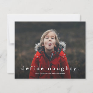 Budget Lustig Unartig 3 Foto Weihnachtskarte