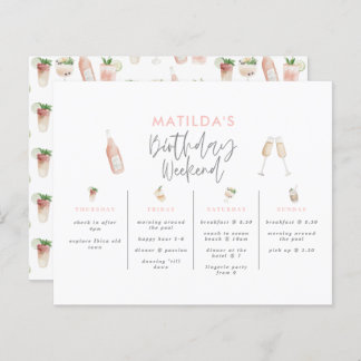 Budget Mädchen elegante Geburtstagswochenende Tour