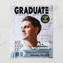 BUDGET Magazine Cover Style Typ Grad Ankündigung