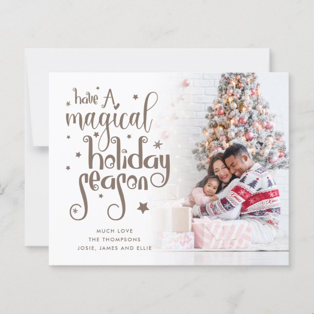 Budget Magische Feiertage Foto Weihnachten (Vorderseite)