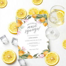 Budget Main Squeeze Lemon Wreath Bridal Shower