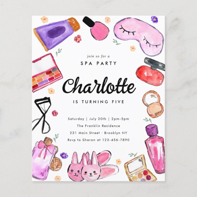 Budget Makeup Girls Pajama Slumber Wellness-Center (Vorderseite)