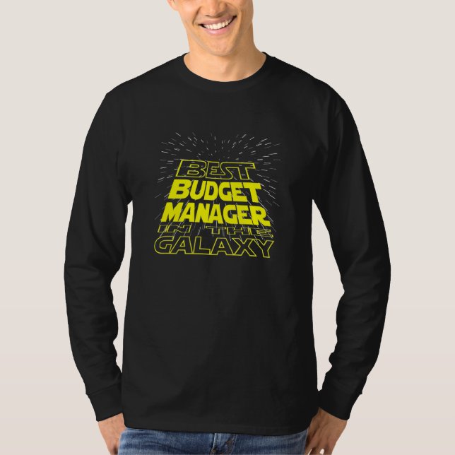 Budget Manager Cool Galaxy Job T-Shirt (Vorderseite)