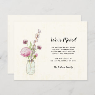 Budget Mason Jar haben wir neue Adresskarten versc