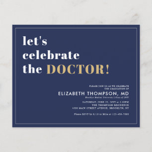 Budget Medical School Grad Doktor Graduation Party