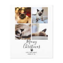 BUDGET MeowChristmas Pet Weihnachtskarte