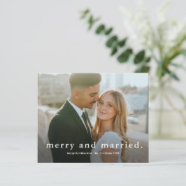 Budget Merry Verheiratet Wedding Foto Weihnachtska