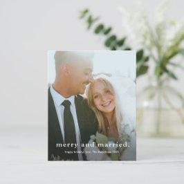 Budget Merry Verheiratet Wedding Foto Weihnachtska