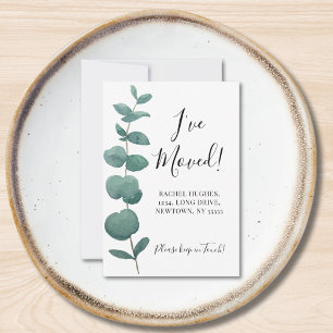 Budget Mini Ich habe die Eukalyptus-Ankündigung ve Mitteilungskarte